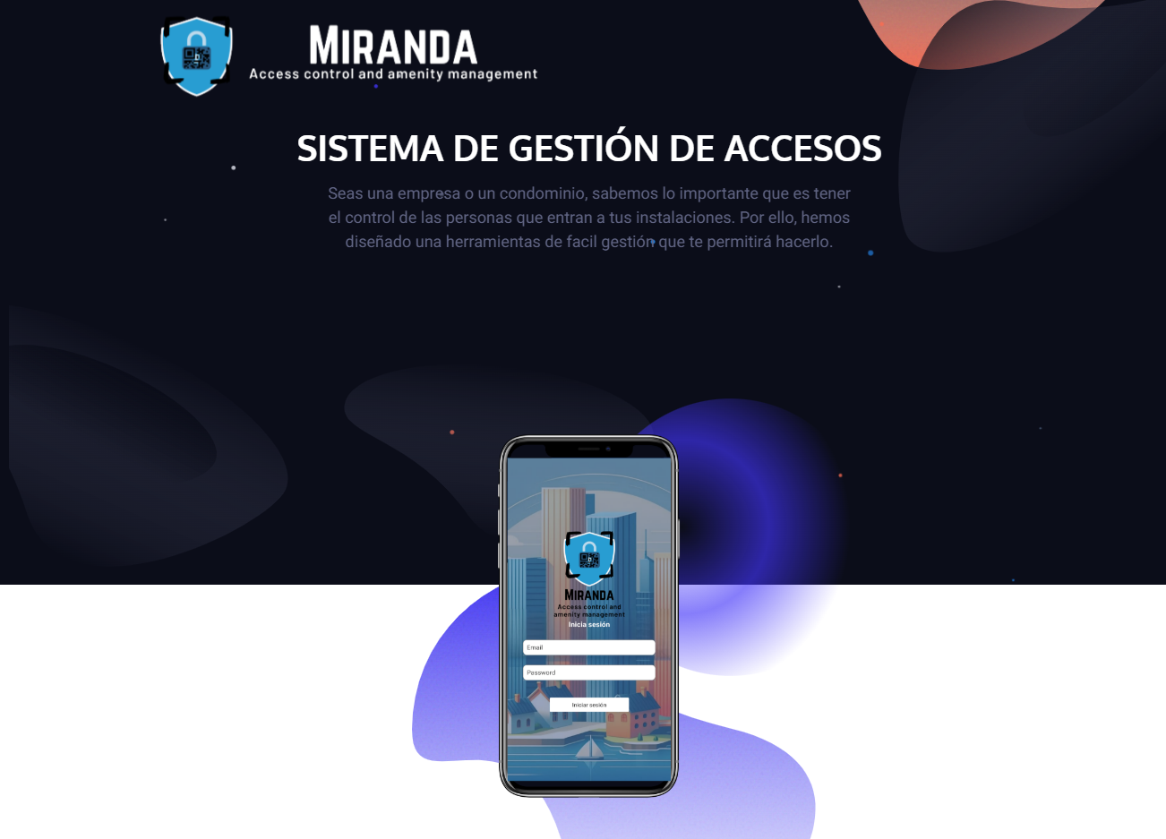 App móvil para gestión de accessos residenciales
